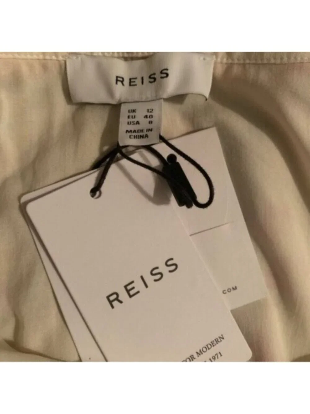 NWT Reiss Molly Floral Puff Long Sleeve Mini Dress - Picture 13 of 14